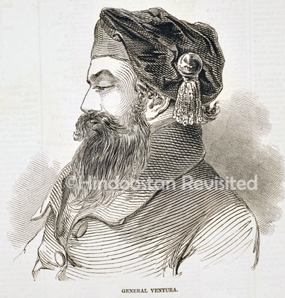 /data/Original Prints/Portraiture, Portraits, Occupations, Trades and Professions, People/GENERAL VENTURE (SERVEL UNDER RUNJEET SINGH OF LAHORE AS AN INSTRUCTOR OF RUNJEET SINGH'S TROOPS).jpg